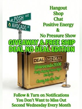 Giveaway July 8th  WED DEAL No Deal Edition & Free Shipping @avocado2006